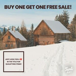 BOGO FREE on Select Items  (Look in my closet for items w the ❤️ in the title)